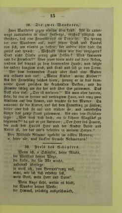30. Preis des Schöpfers