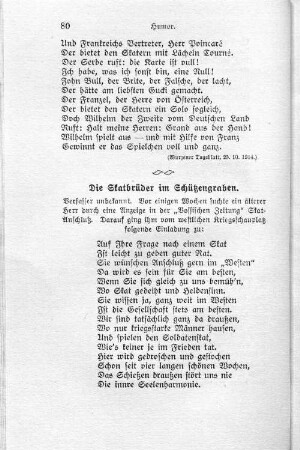 Die Skatbrüder im Schützengraben.