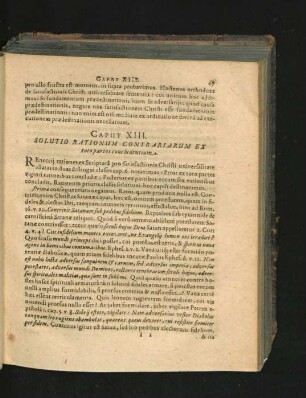 Caput XIII. Solutio Rationum Contrariarum Ex toto partes concludentium.