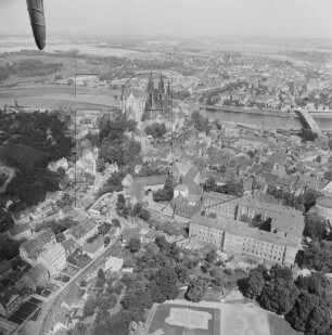 Altstadt von Meißen : Blickrichtung Nordosten nach Niedermeisa