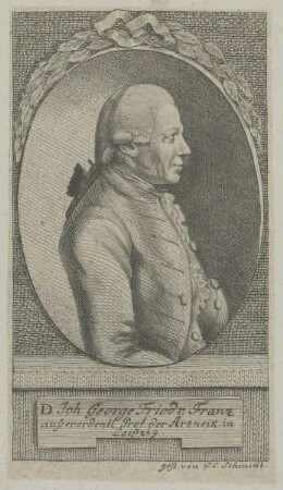 Bildnis des Joh. George Friedr. Franz
