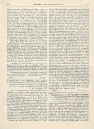 409-410 [Rezension] Steinmann, Theophil, Die Predigt von Schuld und Sünde im Zusammenhang modernen Denkens und Wertens