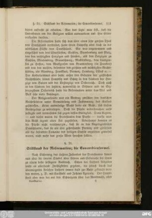 §. 21. Stillstand der Reformation; die Concordienformel.