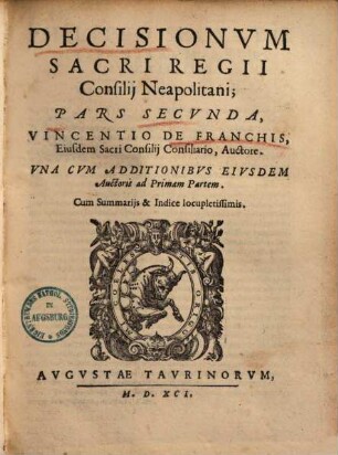 Decisiones sacri regii consilii Neapolitani, 2