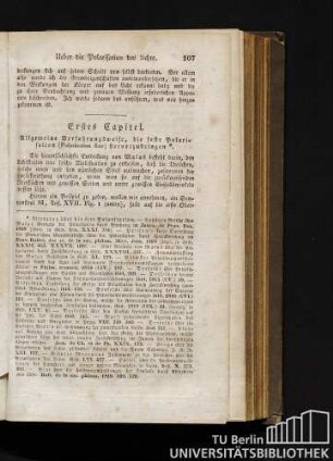 Erstes Capitel. Allgemeine Verfahrensweise, die feste Polarisation (Polarisation fixe) hervorzubringen.