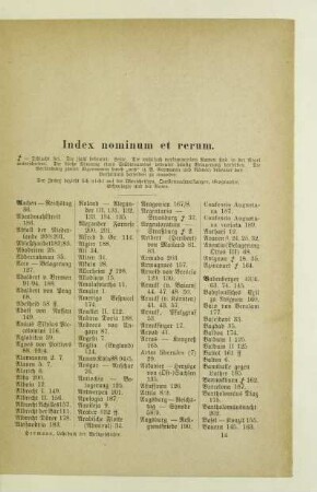 Index nominum et rerum