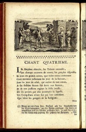 Chant Quatrieme. - Vierdter Gesang.