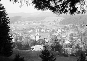 Gesamtansicht des Ortes Lenzkirch