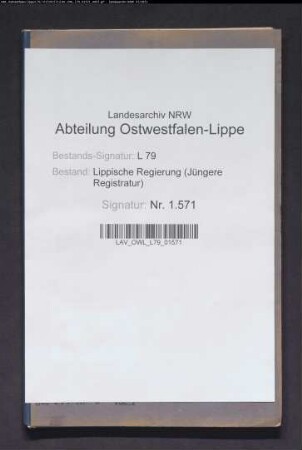 Einführung und Veranlagung zur Wertzuwachssteuer in der Stadt Blomberg