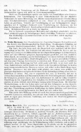 328-329, Wilhelm Haas. Die psychische Dingwelt. 1921
