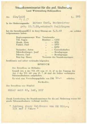 Bitzer, Karl