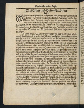 B1v-B4r, Christlicher und Gottesfürchtiger Leser ...