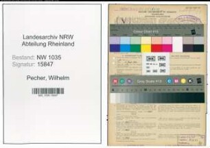 Entnazifizierung Wilhelm Pecher , geb. 24.06.1902 (Steiger)