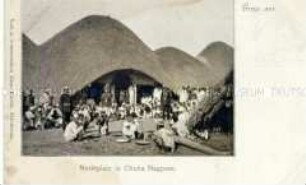 Marktplatz in Chutia Nagpore (Indien?)