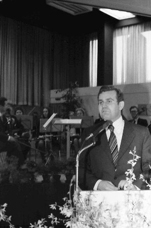 Freiburg: Jubiläumsfeier im Kongresssaal; Staatssekretär Teufel