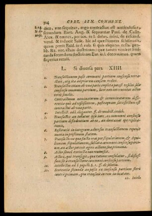 L. Si diversa pars. XIIII.