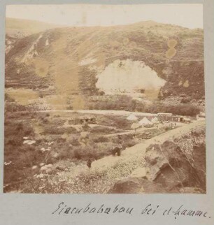 Eisenbahnbau bei el-hamme.