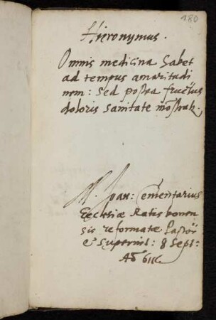 180r, Cementarius, Johannes