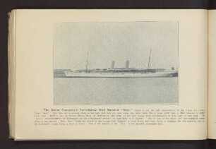 The Union Company's Twin-Screw Mail Steamer "Scot" - ...