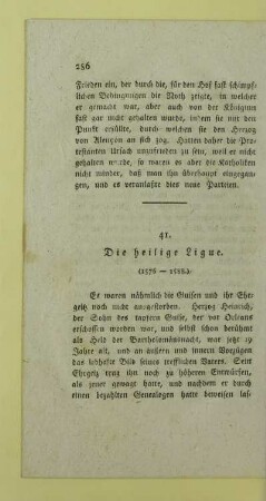 41. Die heilige Ligue