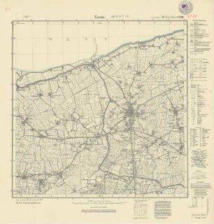 2311 (alte Nr.: 919) Esens, Meßtischblatt (4cm - Karte)