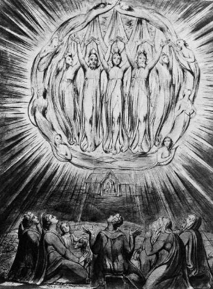 6 Illustrations to Milton's 'On the Morning of Christ's Nativity': The Thomas Set — Die Verkündigung an die Hirten