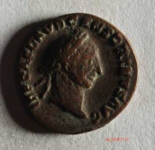 Römische Münze, Nominal Denar, Prägeherr Claudius Censorinus, Prägeort nicht bestimmbar, Fälschung