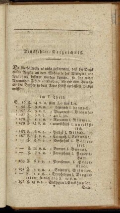 Druckfehler-Verzeichniß.