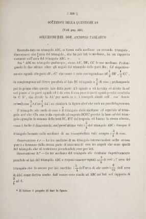 Soluzioni della questione 48 (Vedi pag. 293).
