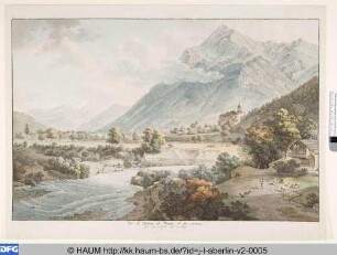 Vue du château de Wimmis et des environs
