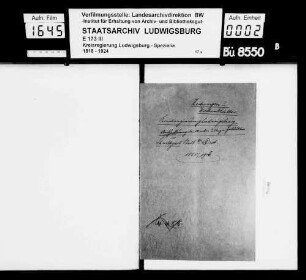 Zeitungen, Wochenblätter: v.a. Herausgabe, Stadtdirektion und Amt Stuttgart