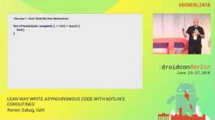 Lean async code with Kotlin´s coroutines