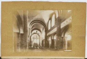 Klosterkirche, Diesdorf: Innenansicht (aus: Skizzen- und Fotoalbum 7)