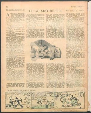 El tapado de piel : El cuento humorístico