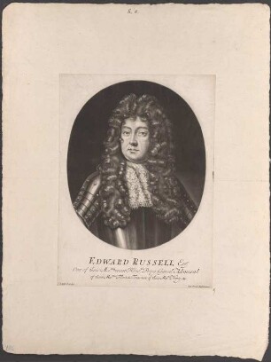Porträt Edward Russell, 1. Earl of Orford (1653-1727)