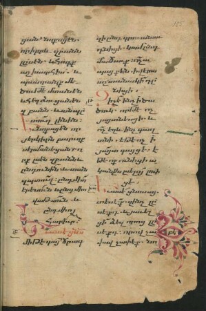 Buchschmuck: f. 105r-106r