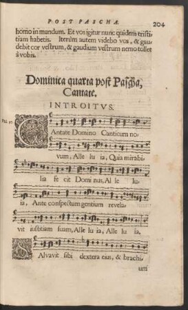 Dominica quarta post Pascha, Cantate.