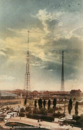Leipzig: Ausstellungsgelände mit den Funktürmen