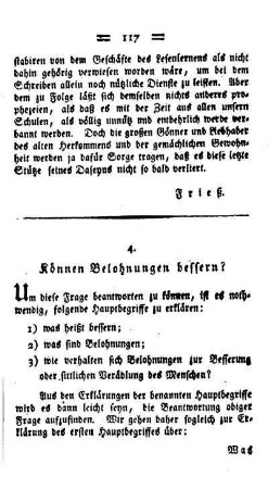 Können Belohnungen bessern?
