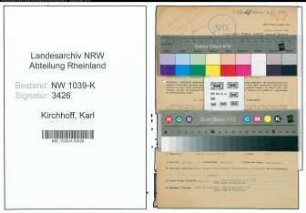 Entnazifizierung Karl Kirchhoff , geb. 26.07.1886 (Beamter)