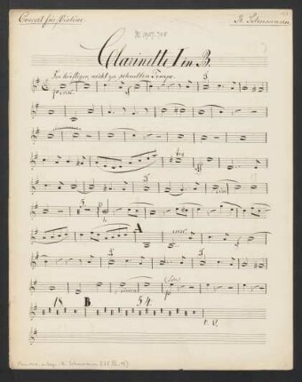 Clarinette I