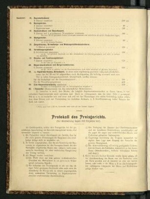 Protokoll des Preisgerichts