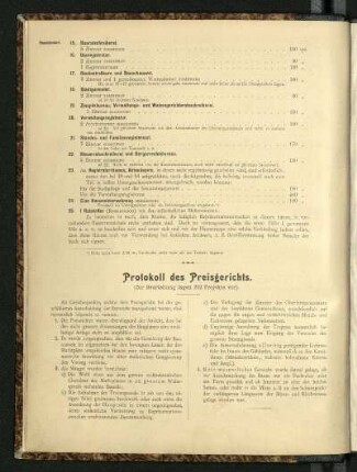 Protokoll des Preisgerichts