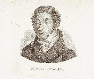 Bildnis von Carl Maria von Weber (1786-1826)