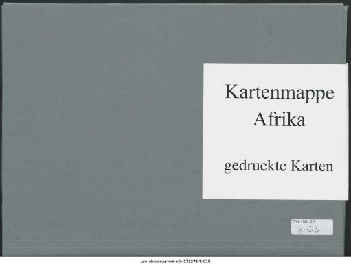 Abessinien südlich von Antalo : 1886-1914 : Kartensammlung