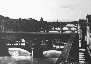 Florenz, Ponte Vecchio (dahinter Ponte S. Trinita)