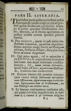 Pars II. Literaria.