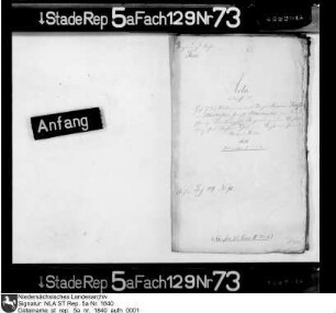 Gesuche der Catharina Cassel(s), Witwe des Vogtes Heinrich Rolff in Altkloster, um Bestallung ihres Sohnes zum Nachfolger