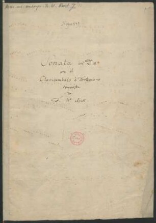 Sonaten; cemb (pf); D-Dur; CzaR 11
