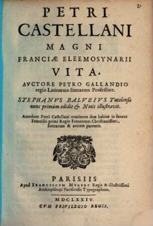 Petri Castellani ... vita